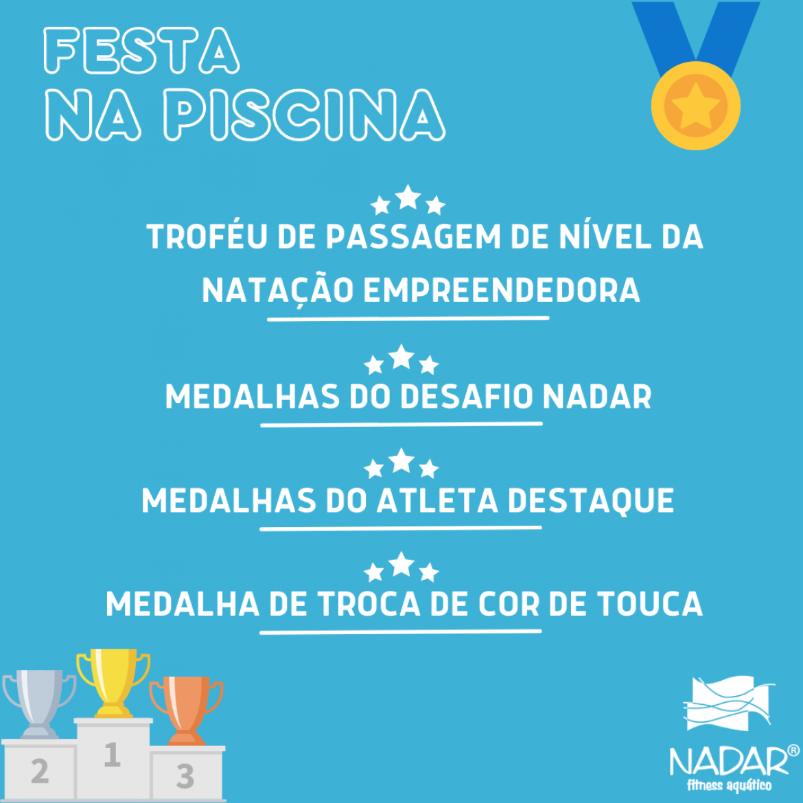 Festa na piscina